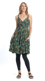 Swing Dress - garden party- organic cotton