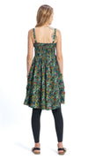 Swing Dress - garden party- organic cotton