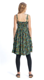 Swing Dress - garden party- organic cotton