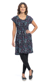 Olivia Dress - precious purple - organic cotton