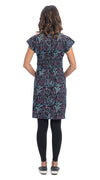 Olivia Dress - precious purple - organic cotton