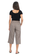 Newport Capris - mushroom - linen/cotton