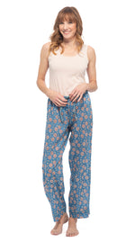 Organic Cotton Pajama Pants - serene blue