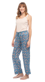 Organic Cotton Pajama Pants - serene blue