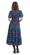 Anya Dress - pomegranate - organic cotton