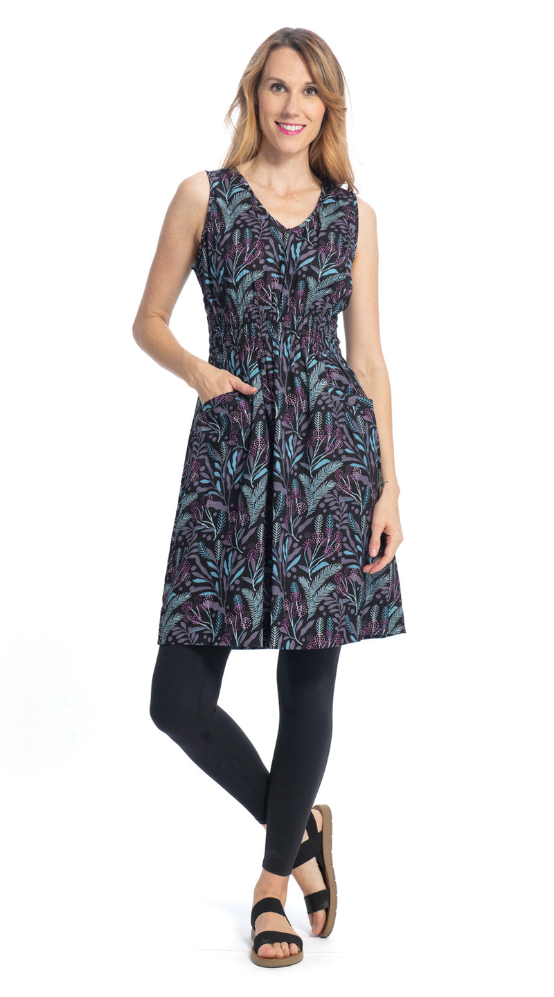 Frankie Dress - precious purple - organic cotton
