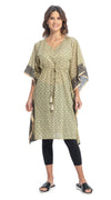 Short Kaftan - olive - cotton