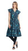 Melody Dress - navy wonderful - organic cotton