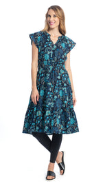 Melody Dress - navy wonderful - organic cotton