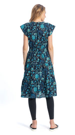 Melody Dress - navy wonderful - organic cotton