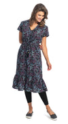 Shanti Dress - precious purple- organic cotton