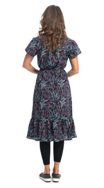 Shanti Dress - precious purple- organic cotton