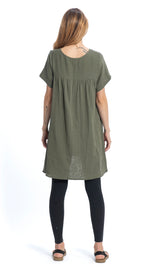 Cotton Gauze Lucia Tunic - khaki