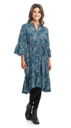 Boho Dress - bluebell - new sari