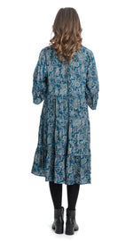 Boho Dress - bluebell - new sari