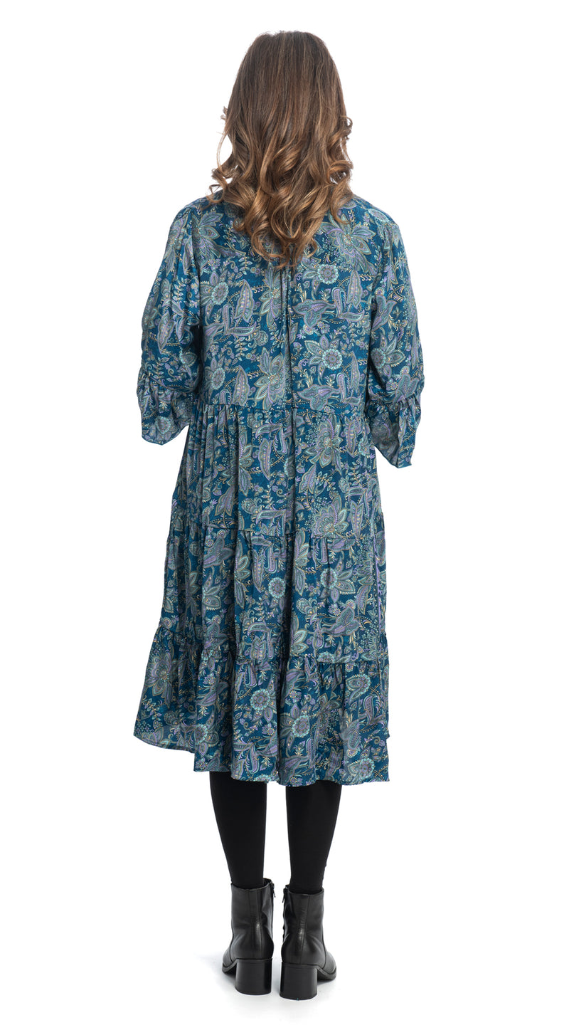 Boho Dress - bluebell - new sari