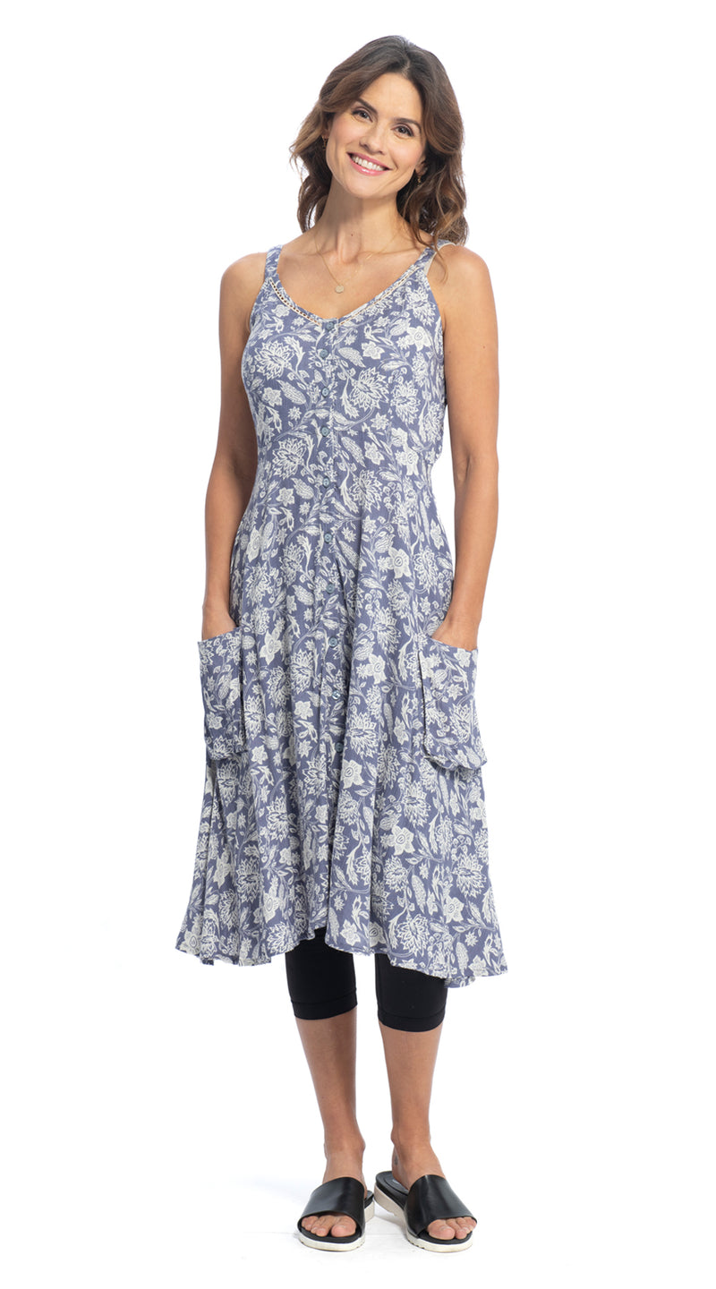 Malibu Dress - lavender - rayon crepe