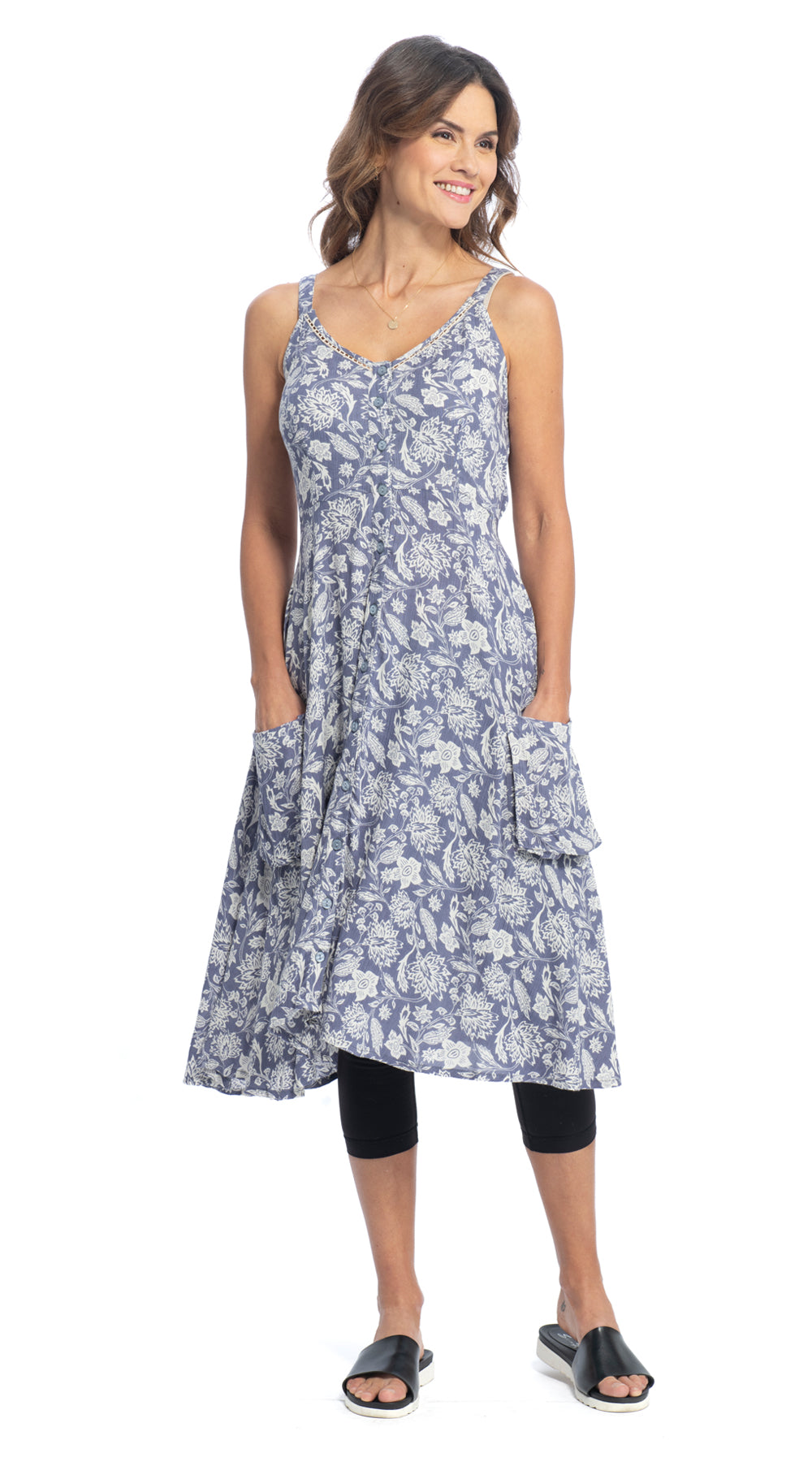 Malibu Dress - lavender - rayon crepe