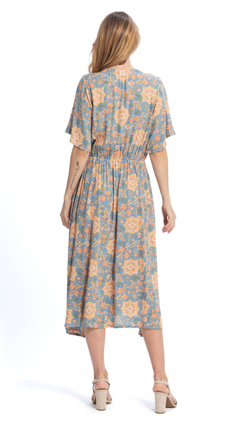Dakini Dress - mystic blue - rayon crepe