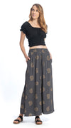 Phoenix Pants - grey gold - rayon crepe