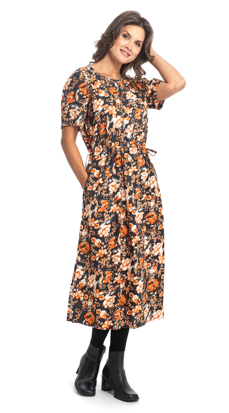 Melbourne Dress - terracotta