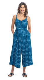 Marley Jumpsuit - royal lines - rayon