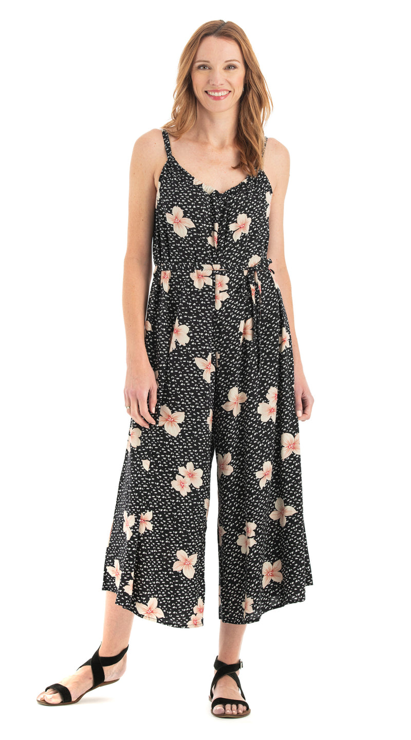 Marley Jumpsuit - black petal