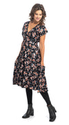 Swing Dress - copper flower