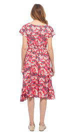 Swing Dress - pink lily