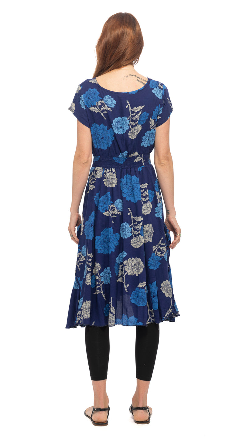 Swing Dress - royal blue