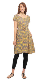 Robyn Dress - yellow - rayon