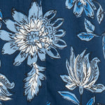 Victoria Dress - royal+white - rayon