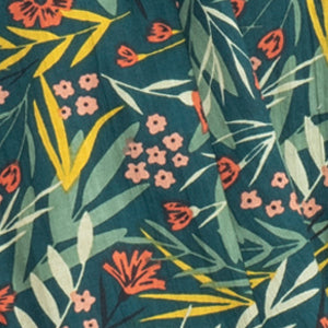 Swing Dress - garden party- organic cotton
