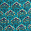Frankie Dress - teal peacock - organic cotton