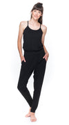 Yogi Jumpsuit - black - organic cotton