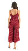 Marley Jumpsuit - red lines - rayon